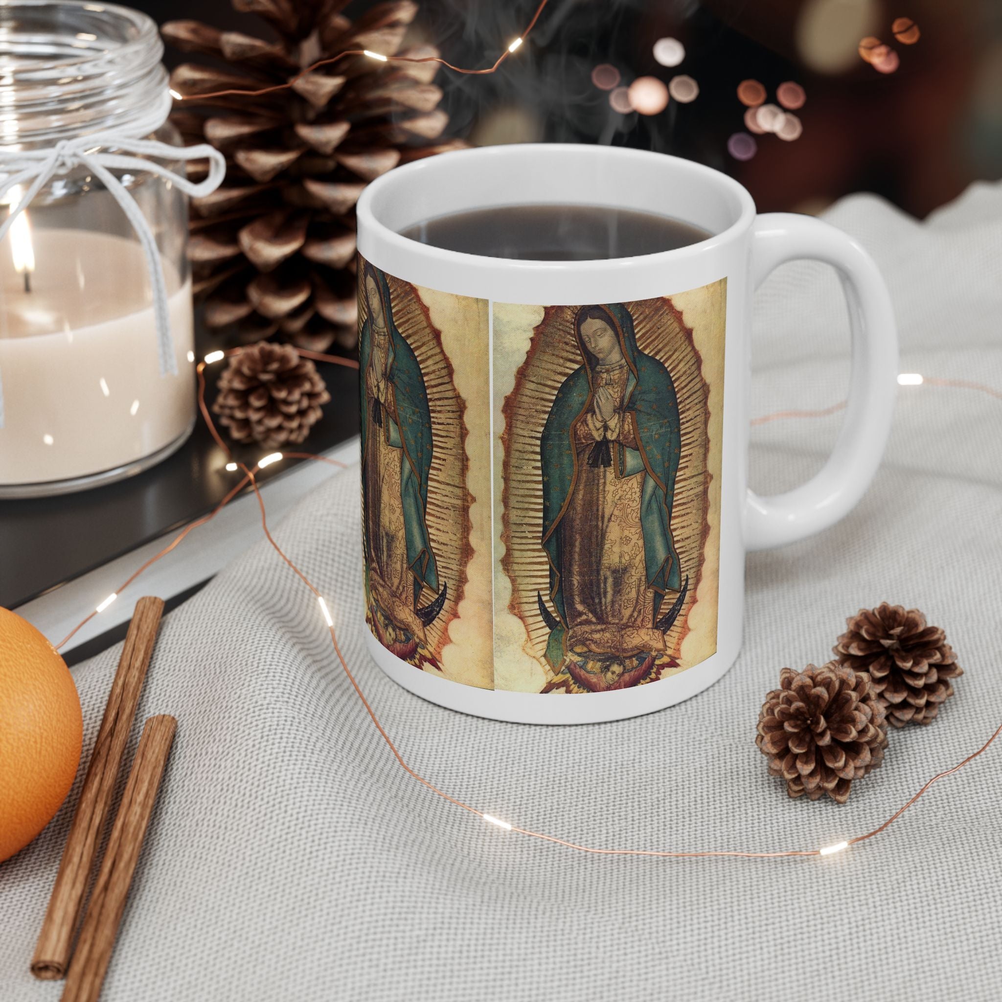 Our Lady of Guadalupe Prayer Ceramic Mug (11oz, 15oz)