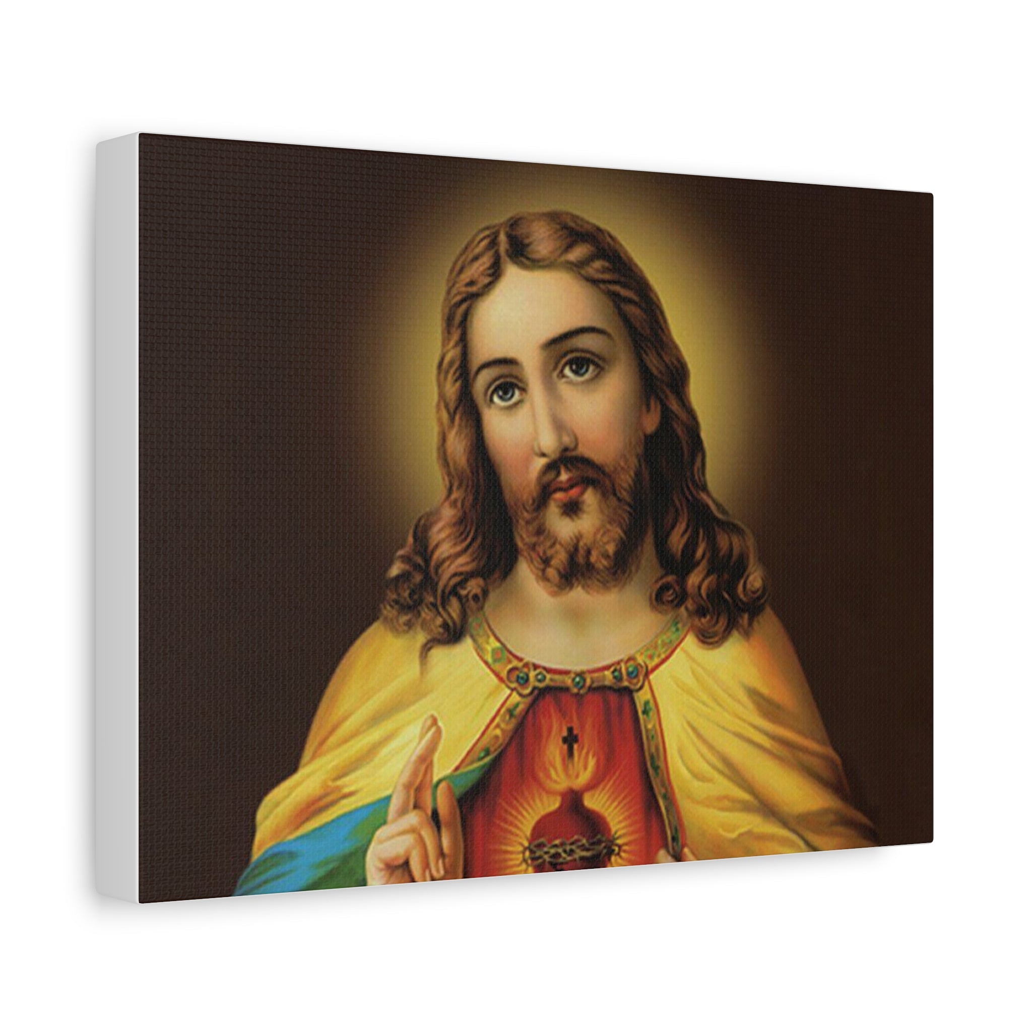 Sacred Heart Religious Canvas Print