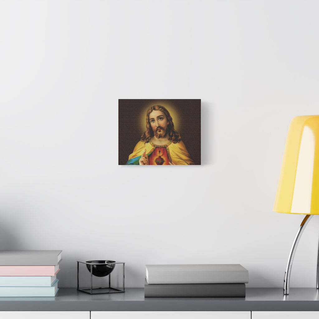 Sacred Heart Religious Canvas Print