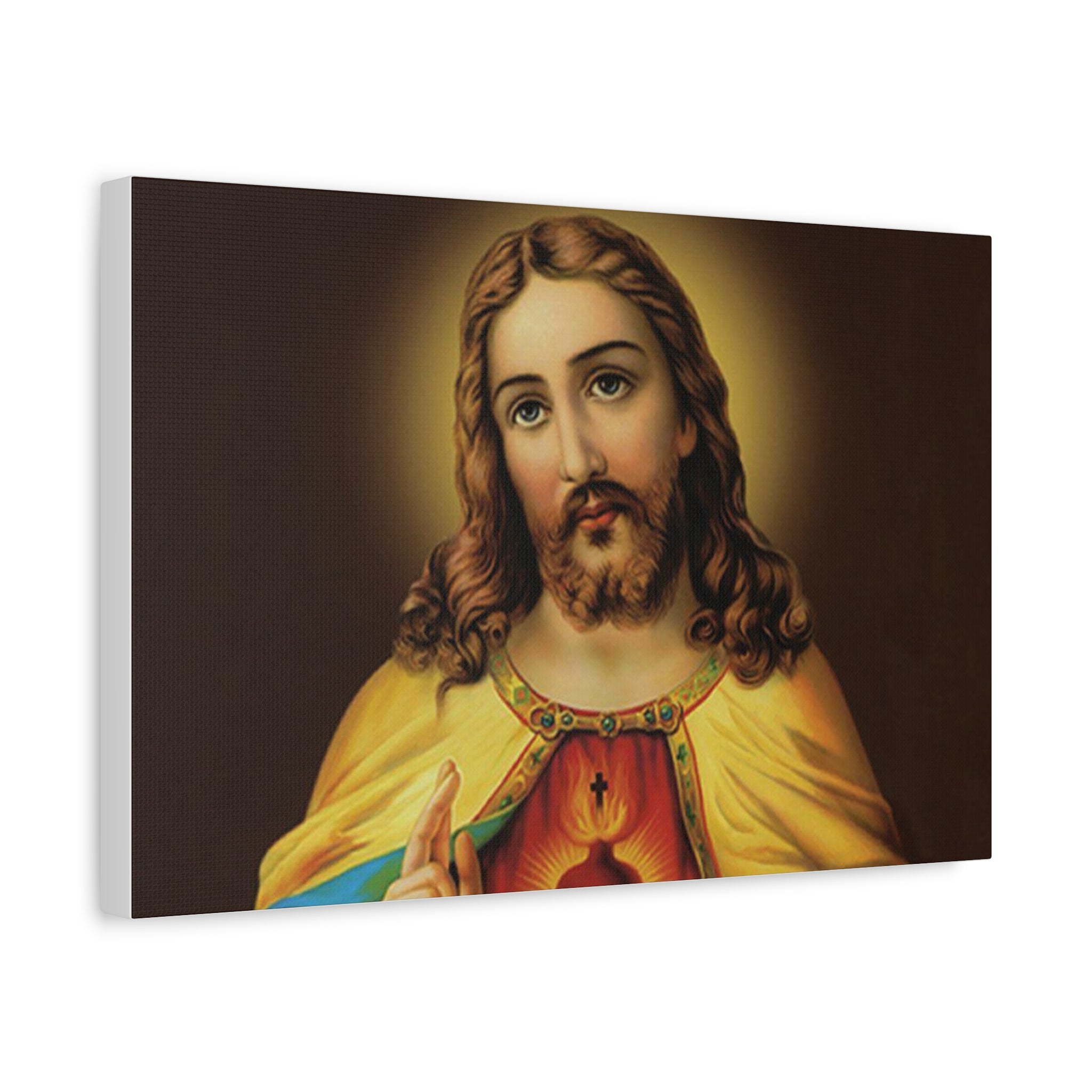Sacred Heart Religious Canvas Print