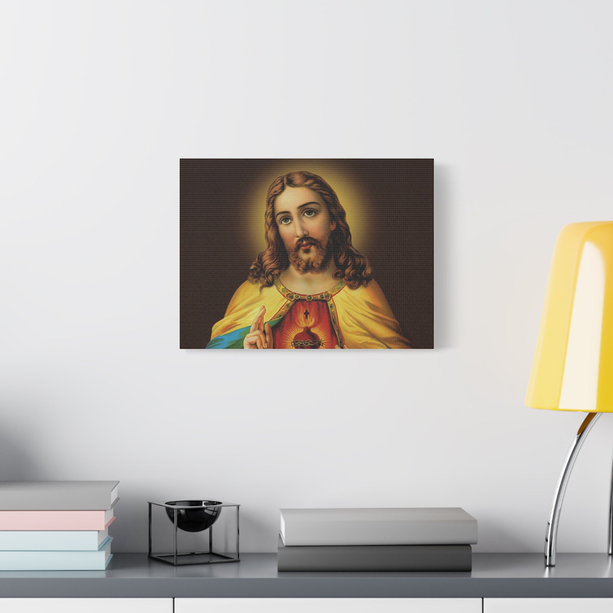 Sacred Heart Religious Canvas Print