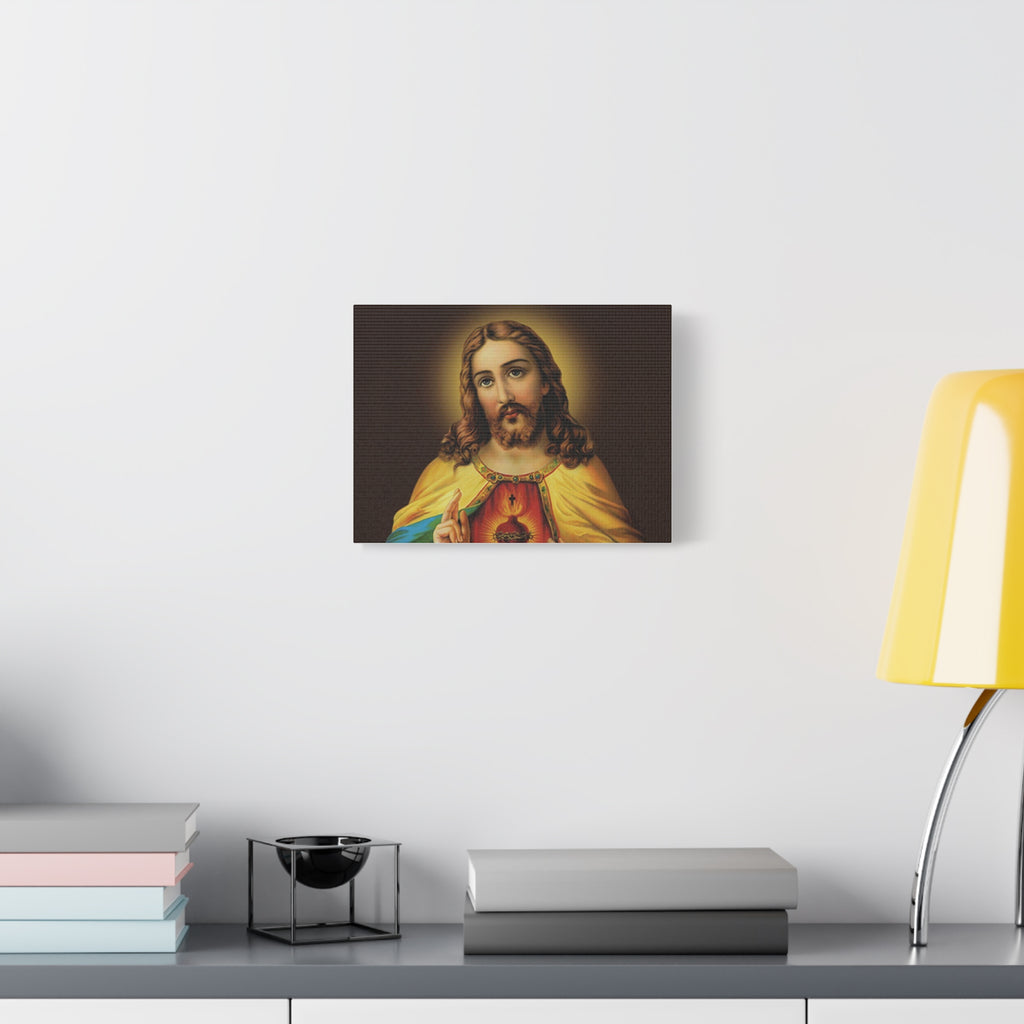 Sacred Heart Religious Canvas Print