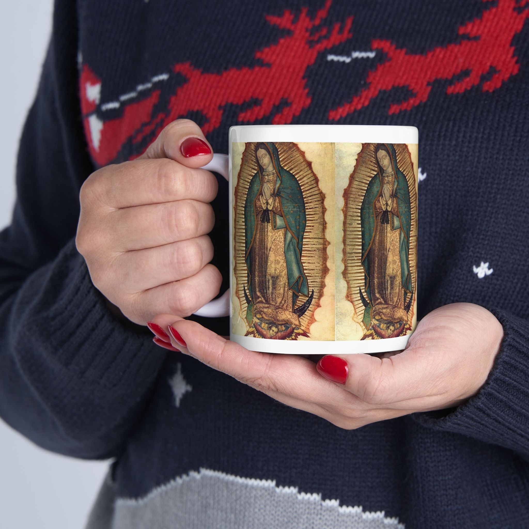 Our Lady of Guadalupe Prayer Ceramic Mug (11oz, 15oz)