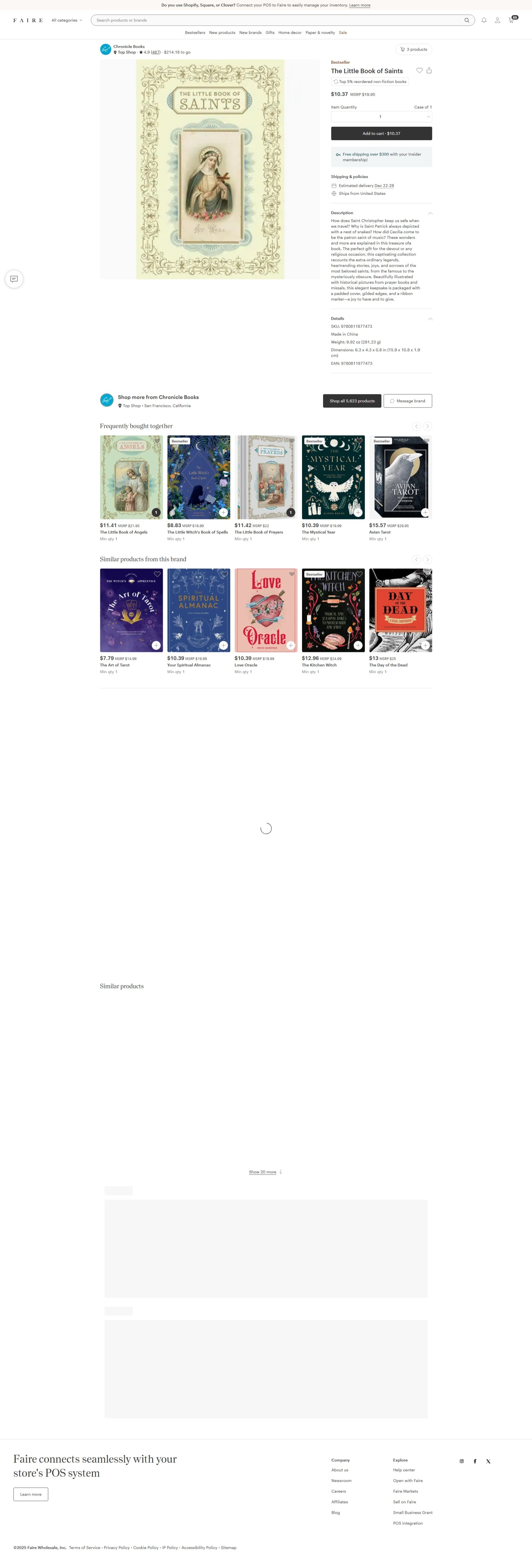 The Little Book of Saints – Catholic Gift with Gilded Edges, Illustrated & Devotional Stories