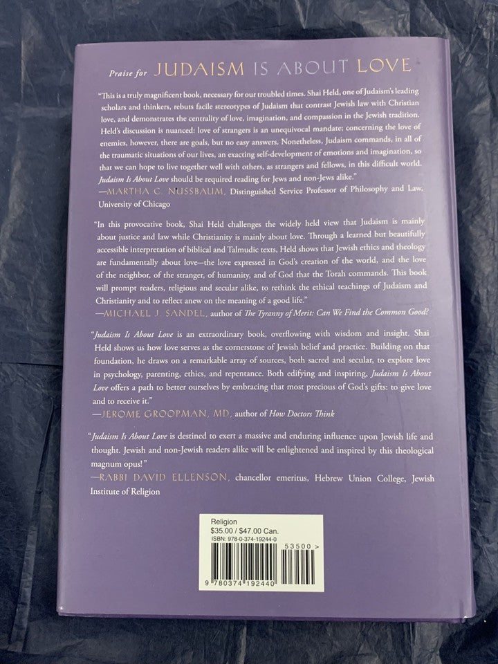 Judaism Is About Love – Shai Held | National Jewish Book Award Finalist | Jewish Theology & Spirituality